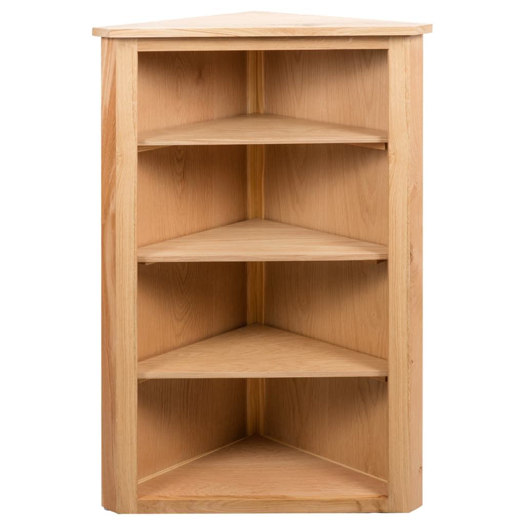 Armadietto ad Angolo 59x36x100 cm in Massello di Rovere vidaXL