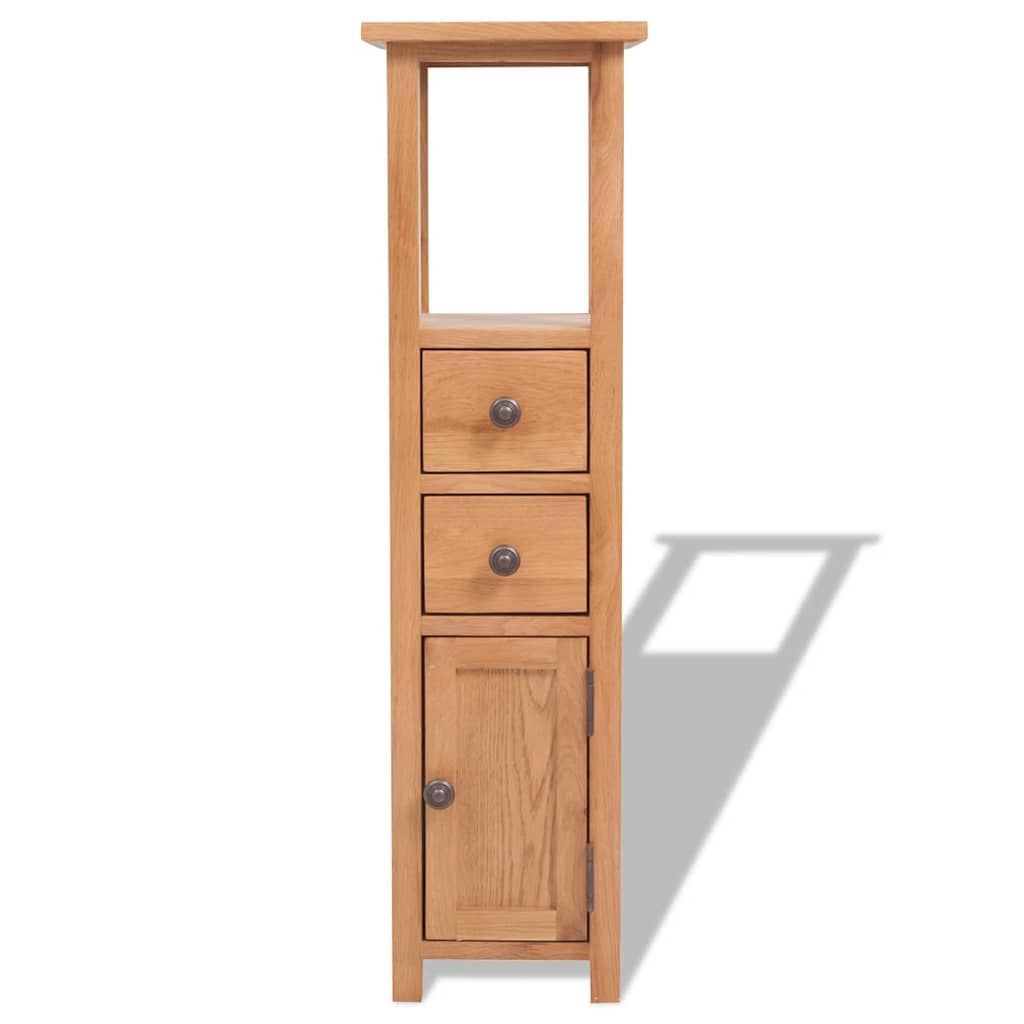 Armadietto per Angolo 26x26x94 cm in Massello di Rovere vidaXL