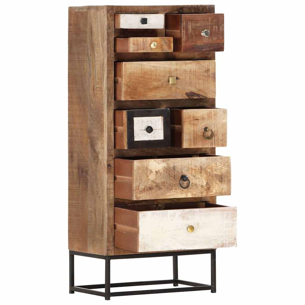 Cassettiera 45x30x105 cm in Legno Massello di Recupero vidaXL