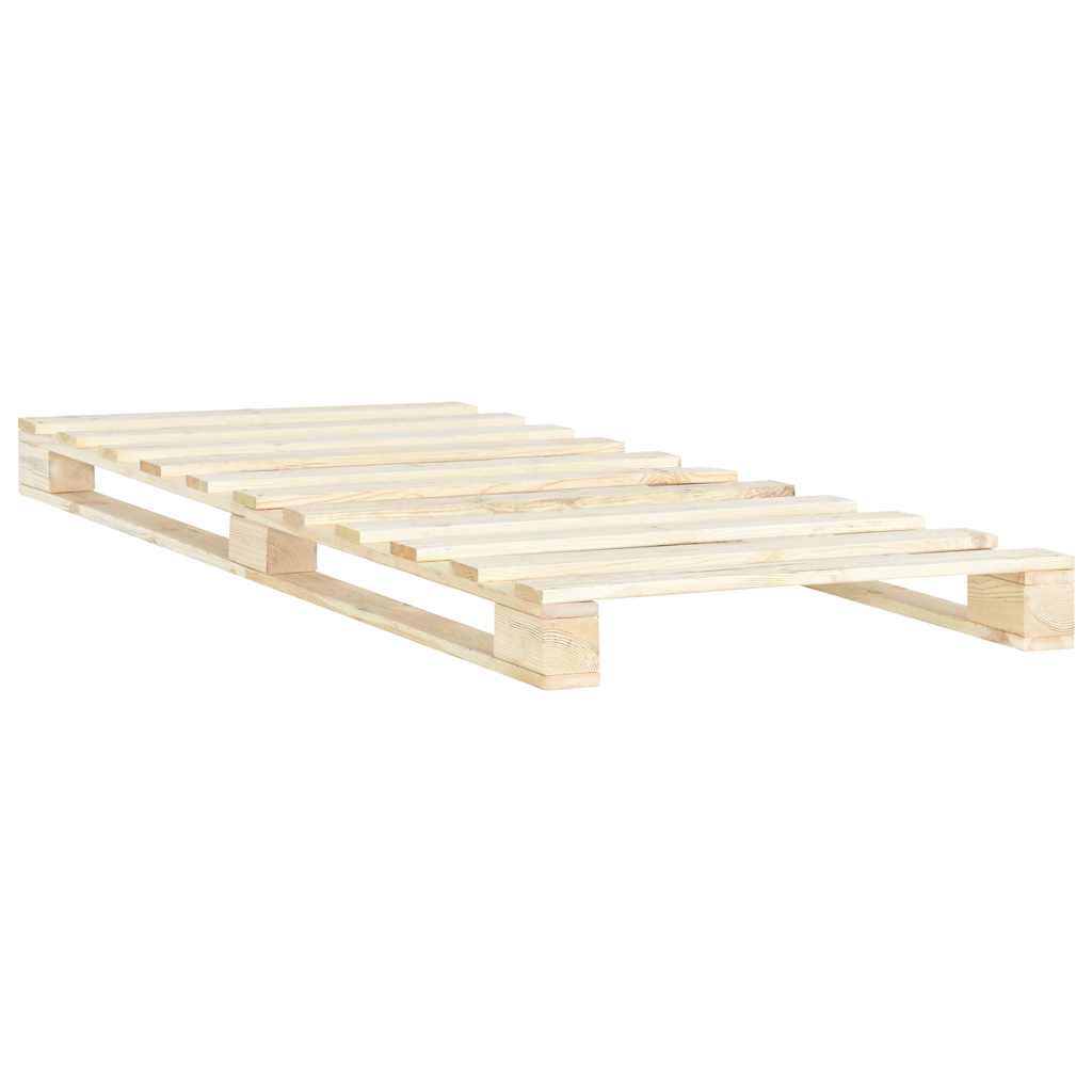 Giroletto in Pallet di Legno Massello di Pino 100x200 cm vidaXL