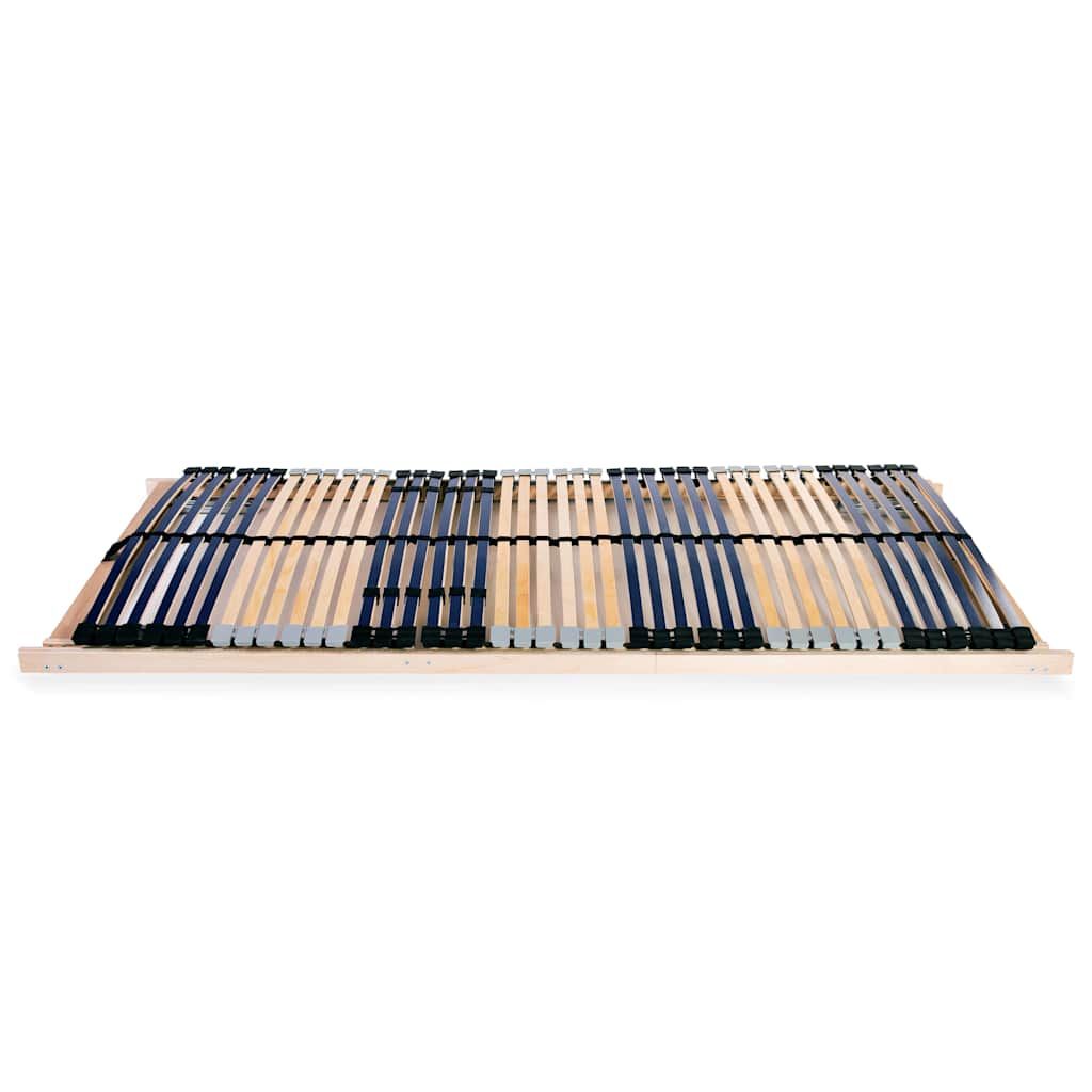 Reti a Doghe 2 pz 7 Zone con 42 Doghe in Legno 80x200 cm vidaXL