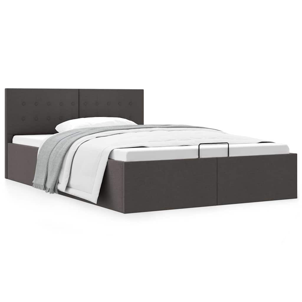 Giroletto Idraulico Contenitore Grigio Scuro Tessuto 140x200cm vidaXL