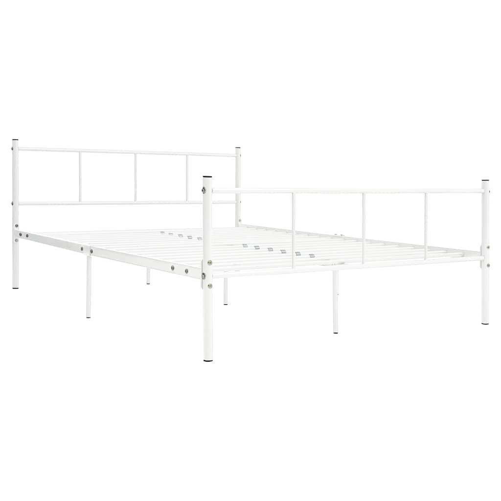 Giroletto Bianco in Metallo 120x200 cm vidaXL