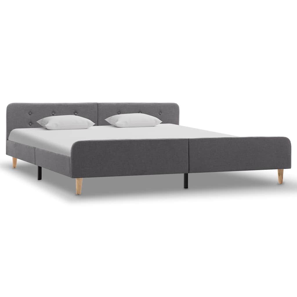 Giroletto Grigio Chiaro in Tessuto 180x200 cm vidaXL
