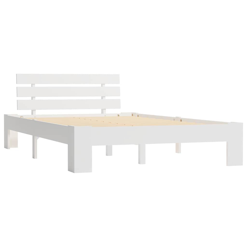 Giroletto senza Materasso Bianco 140x200 cm Legno Massello Pino vidaXL