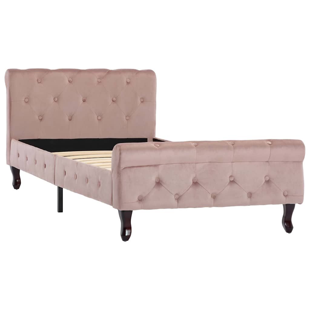 Giroletto Rosa in Velluto 90x200 cm vidaXL