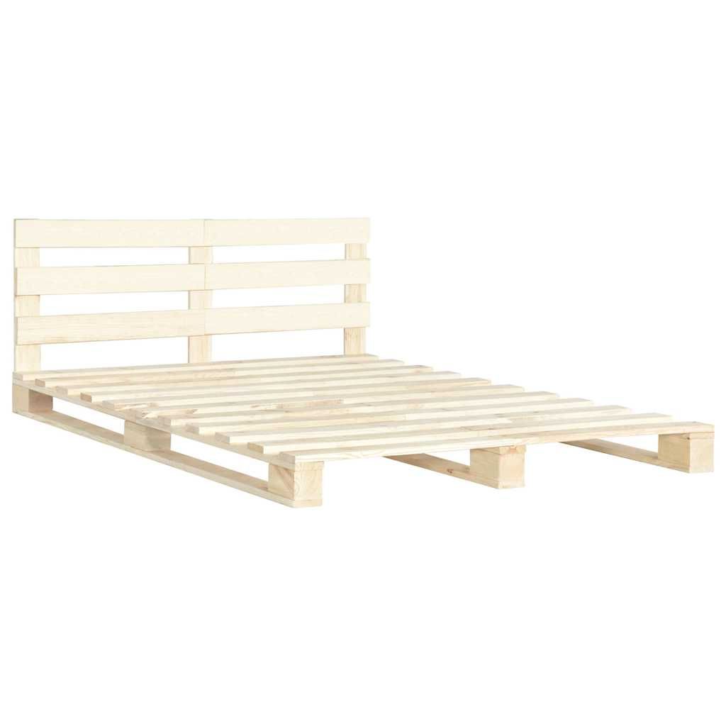 Giroletto in Pallet di Legno Massello di Pino 200x200 cm vidaXL