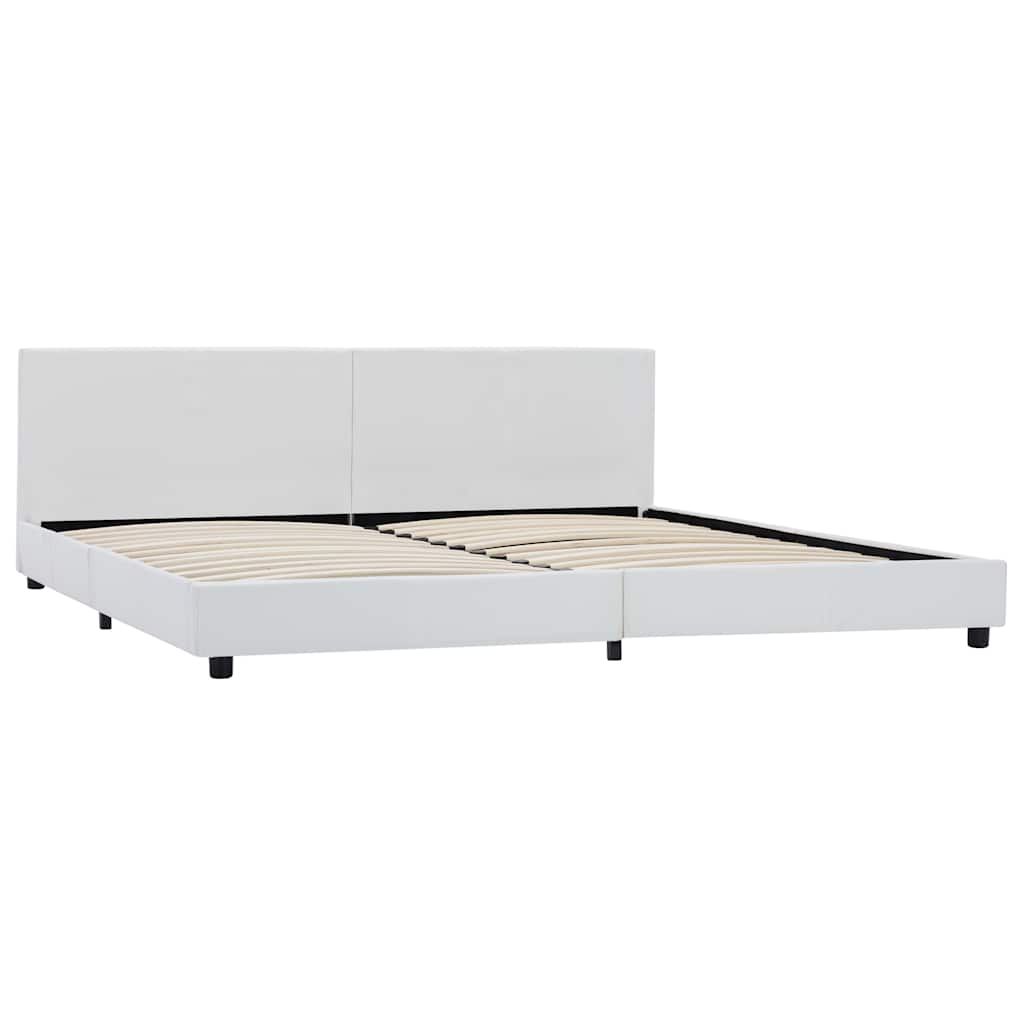 Giroletto Bianco in Similpelle 180x200 cm vidaXL