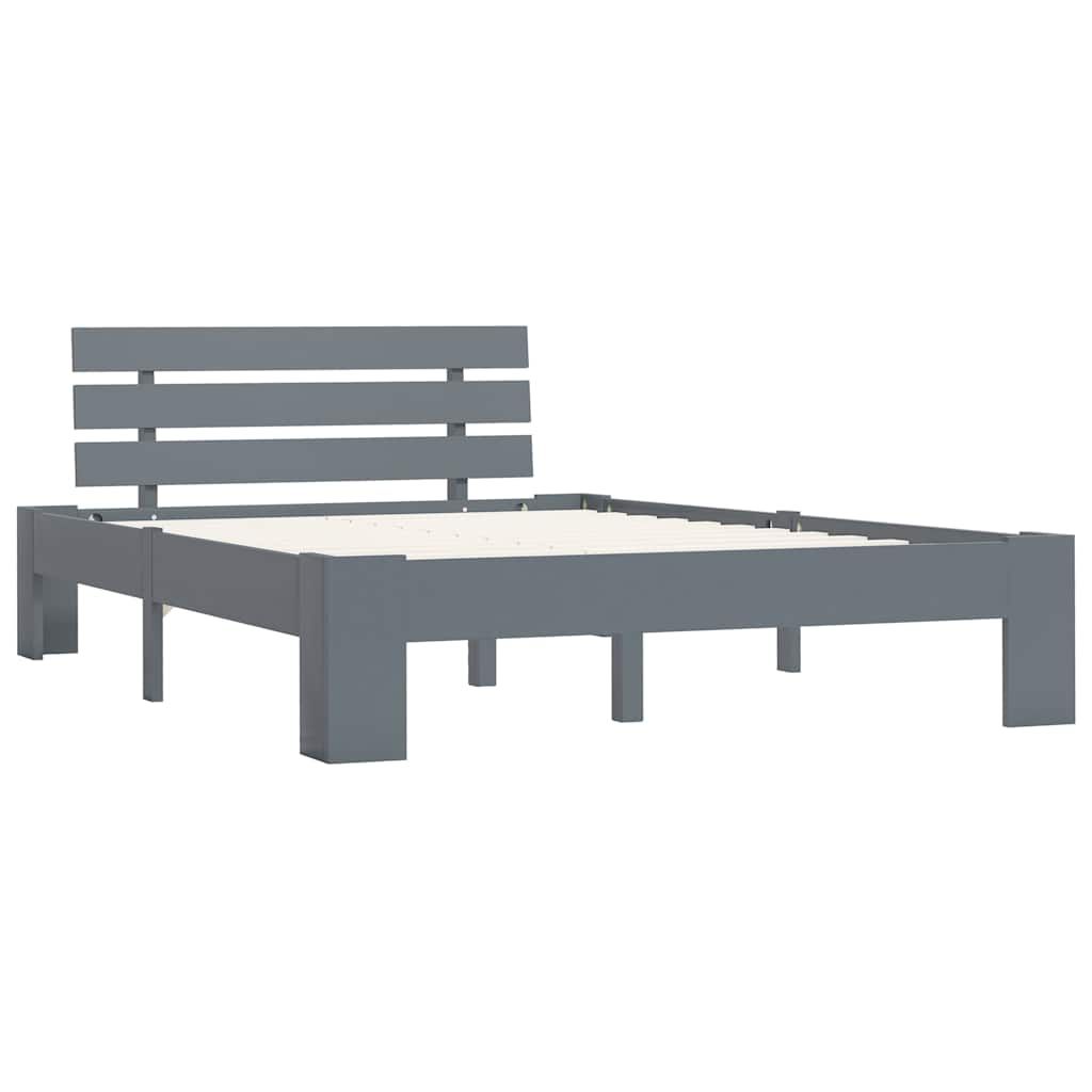 Giroletto senza Materasso Grigio 140x200 cm in Legno di Pino vidaXL