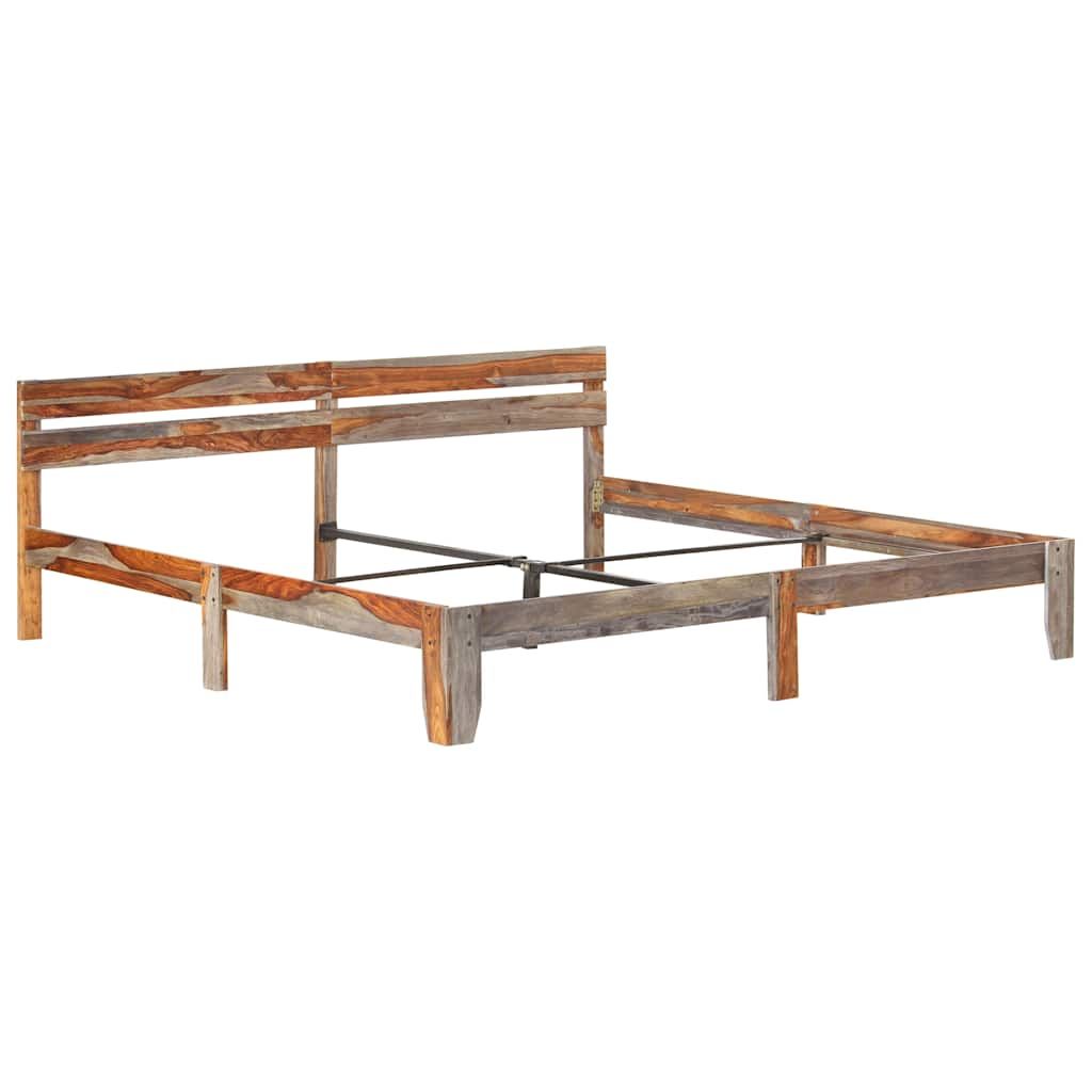Giroletto senza Materasso in Legno Massello 200x200 cm vidaXL