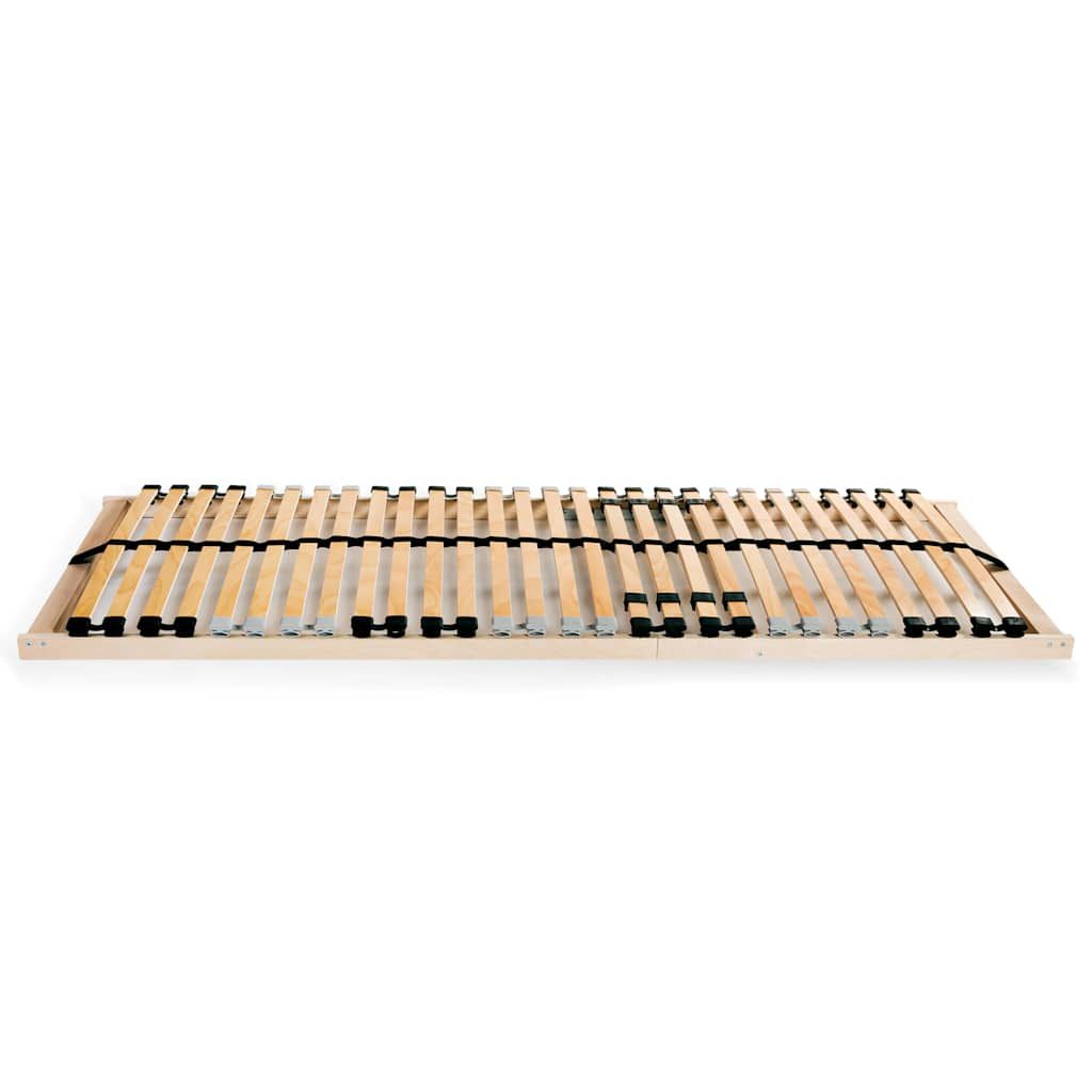 Reti a Doghe 2 pz 7 Zone con 28 Doghe in Legno 80x200 cm vidaXL