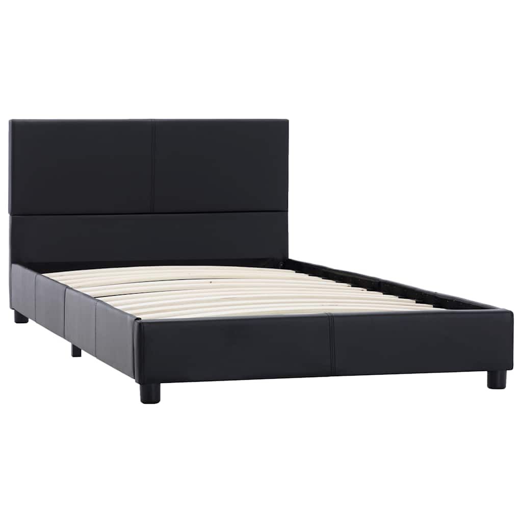 Giroletto Nero in Similpelle 90x200 cm vidaXL