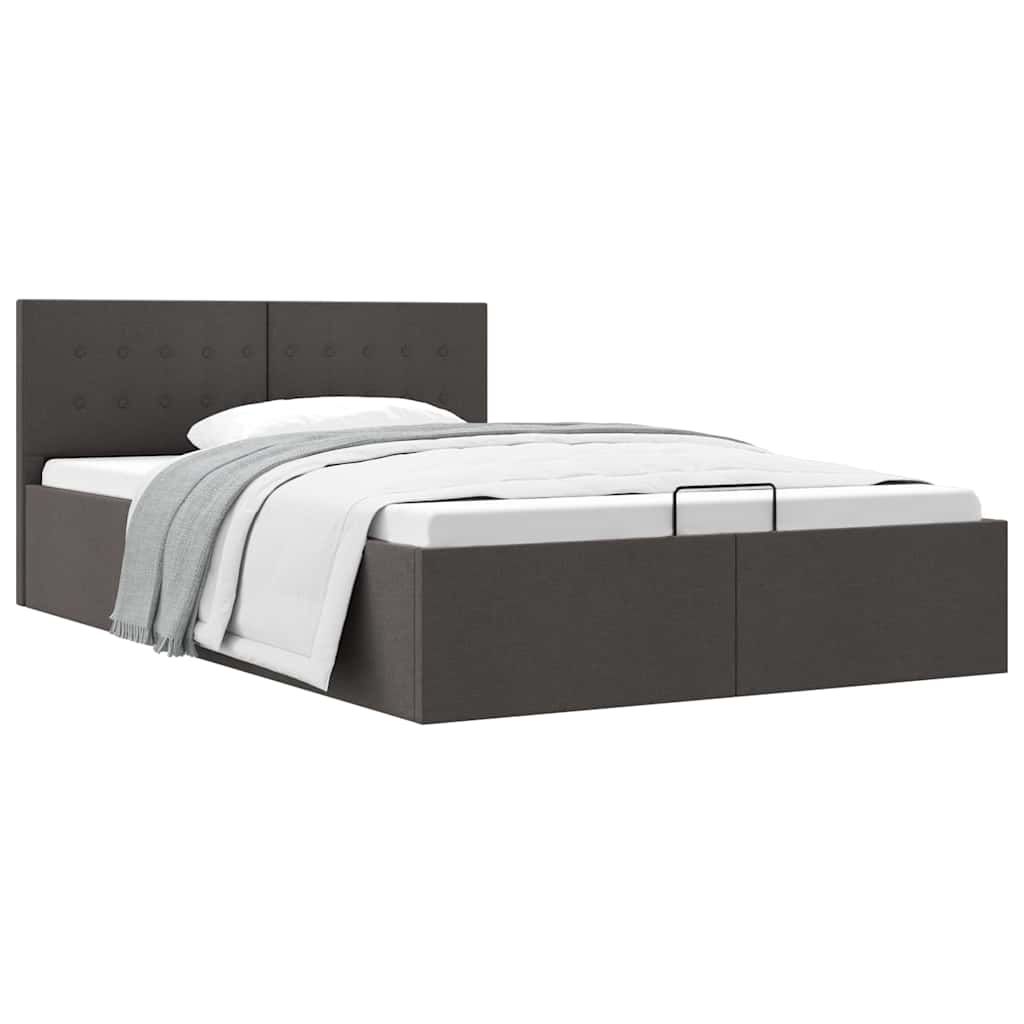 Giroletto Idraulico Contenitore Grigio Scuro Tessuto 120x200cm vidaXL