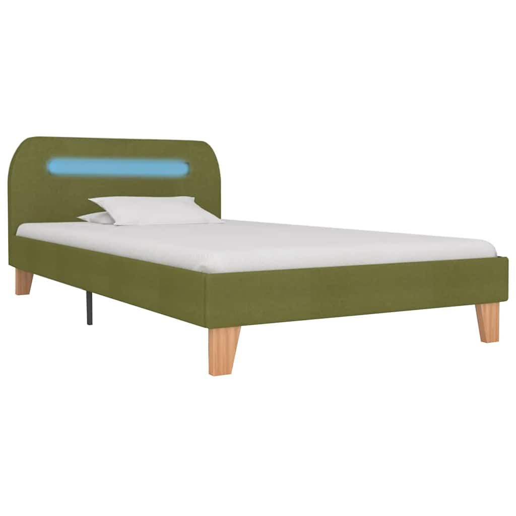 Giroletto con LED senza Materasso Verde 90x200 cm vidaXL