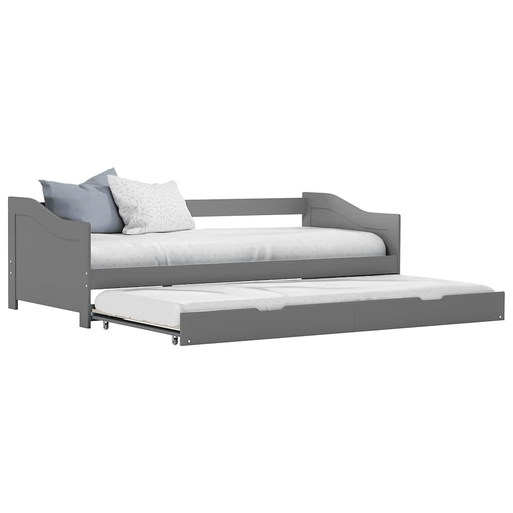 Dormeuse Estraibile senza Materasso Grigia 90x200 cm vidaXL