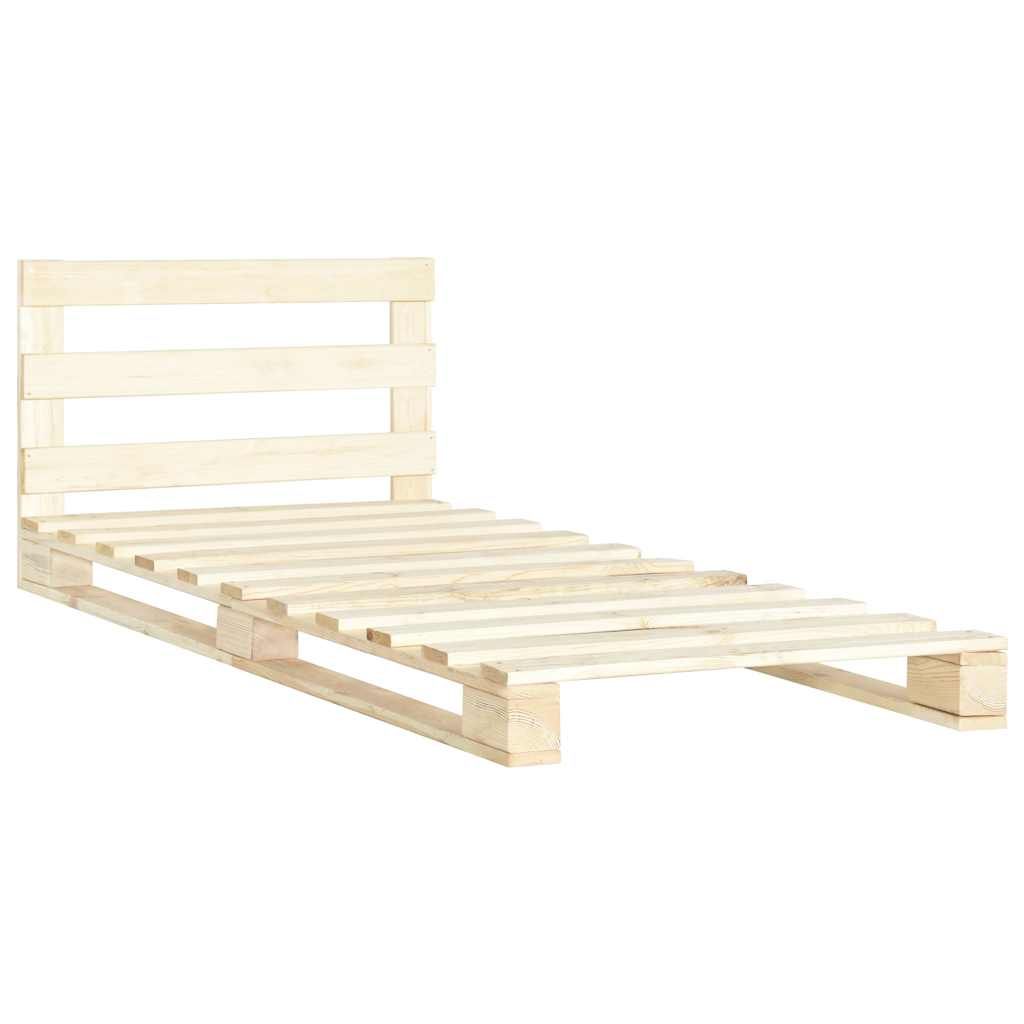 Giroletto in Pallet di Legno Massello di Pino 90x200 cm vidaXL