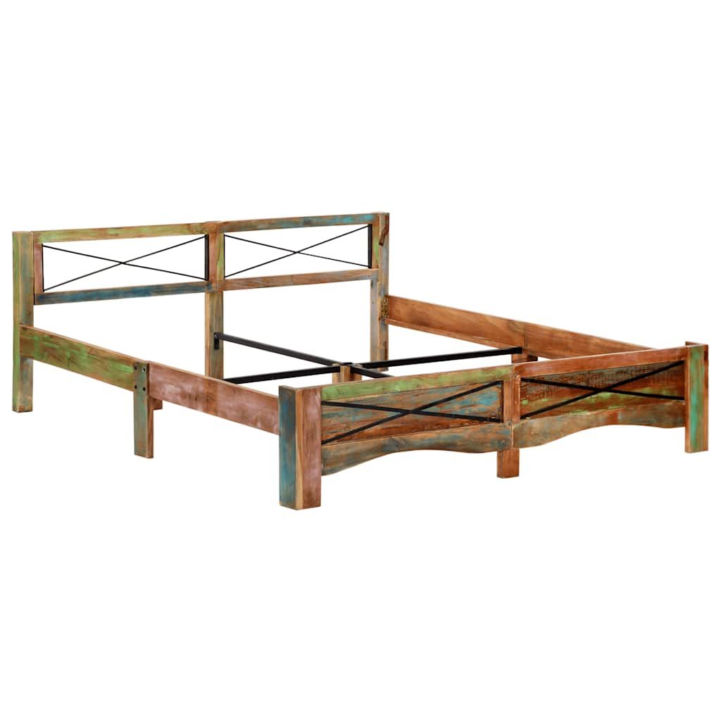 Giroletto senza Materasso in Legno di Recupero 180x200 cm vidaXL