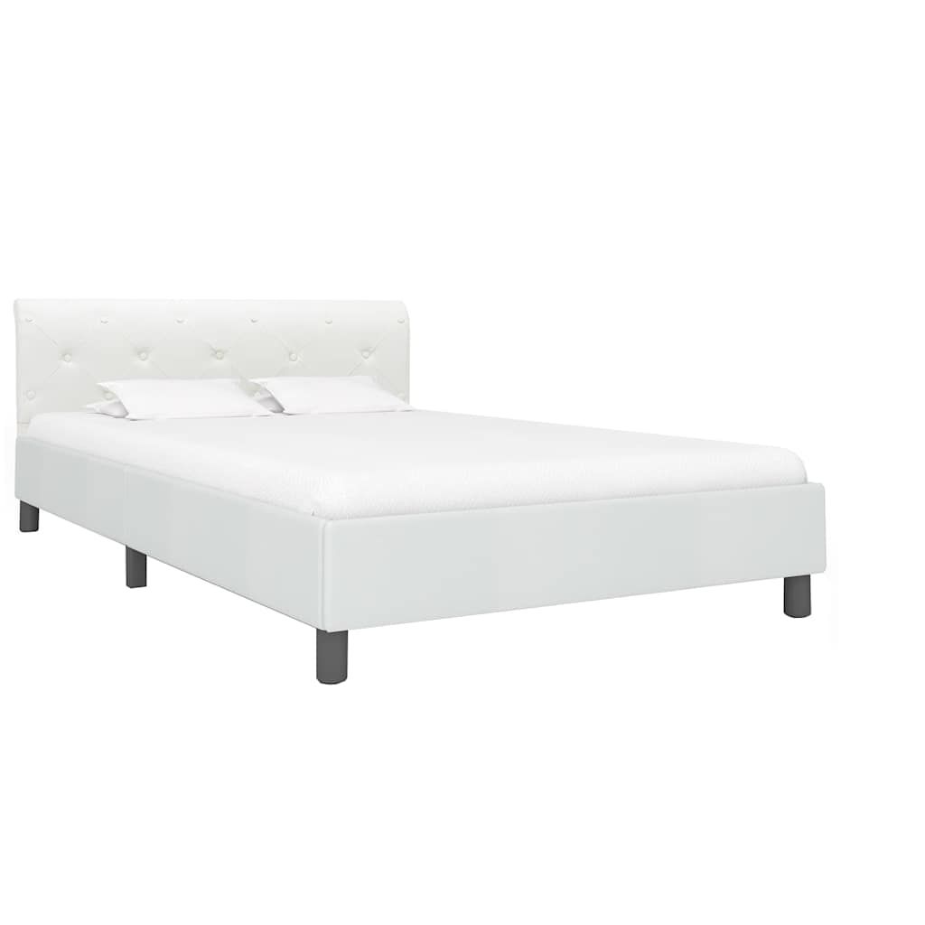 Giroletto Bianco in Similpelle 140x200 cm vidaXL