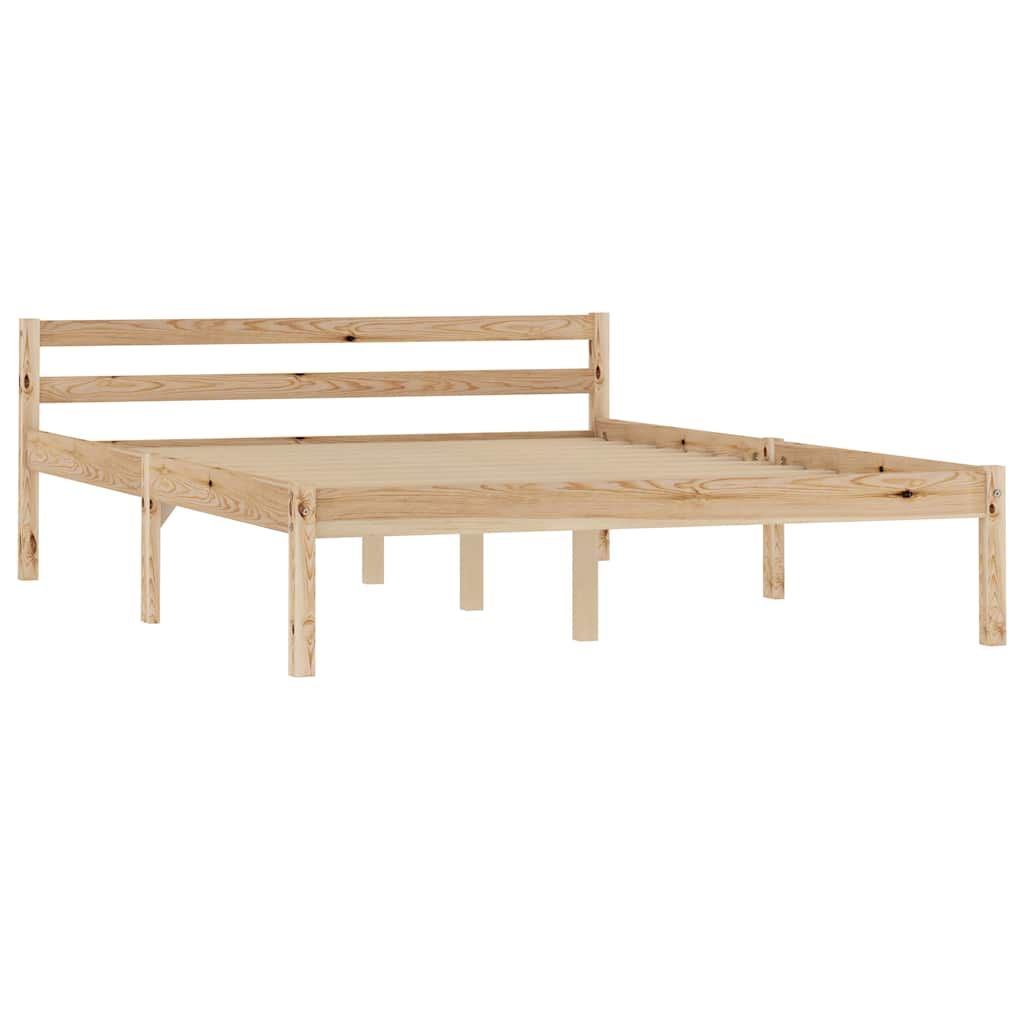 Giroletto senza Materasso 140x200 cm in Legno Massello di Pino vidaXL
