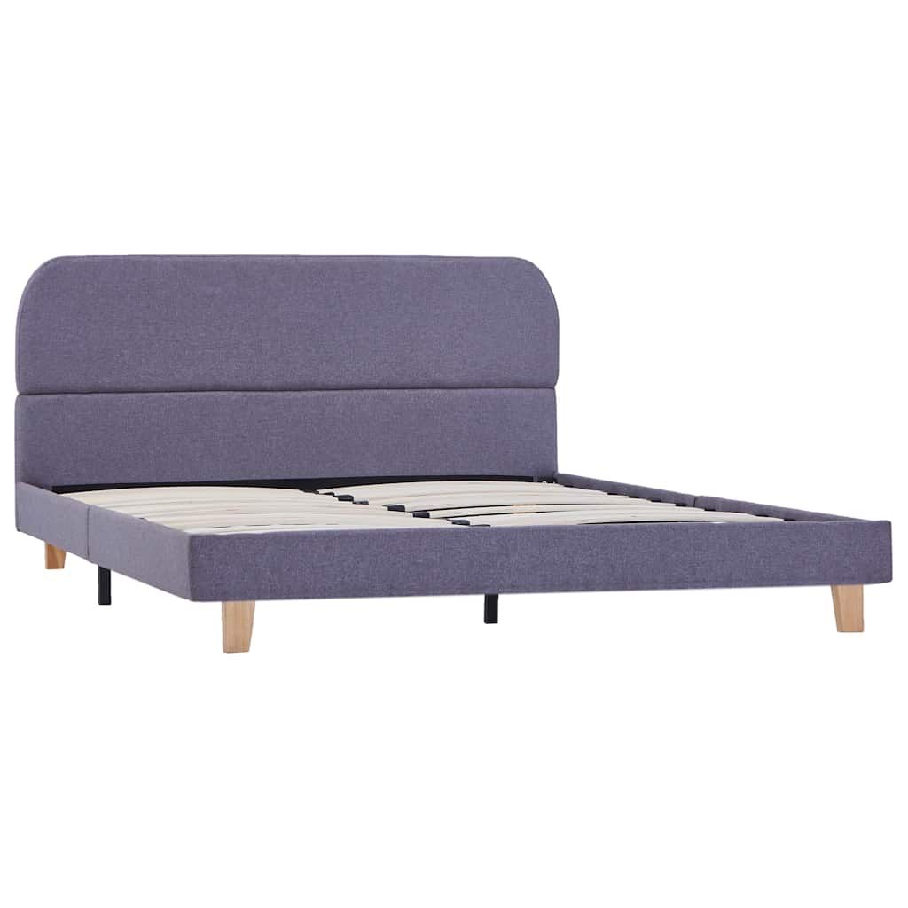 Giroletto senza Materasso Grigio Chiaro 140x200 cm Tessuto vidaXL