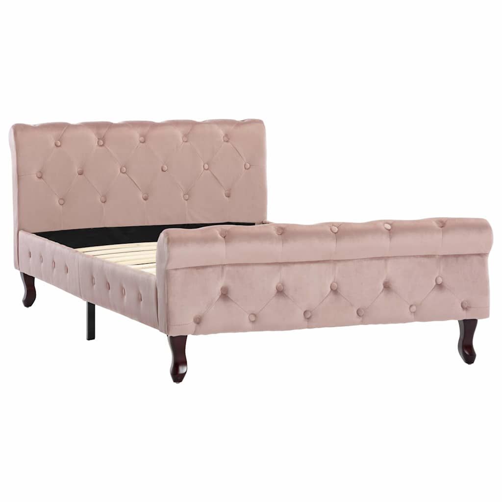 Giroletto Rosa in Velluto 100x200 cm vidaXL