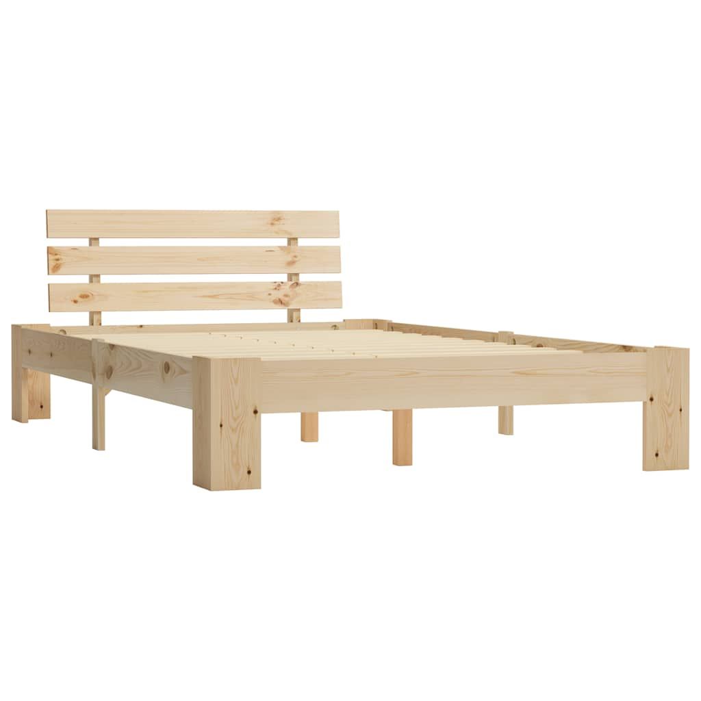 Giroletto senza Materasso 140x200 cm in Legno Massello di Pino vidaXL