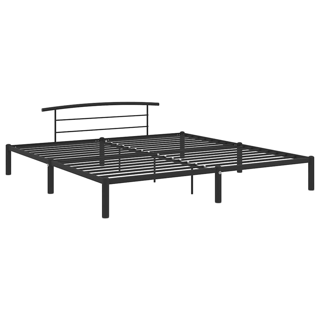 Giroletto Nero in Metallo 200x200 cm vidaXL