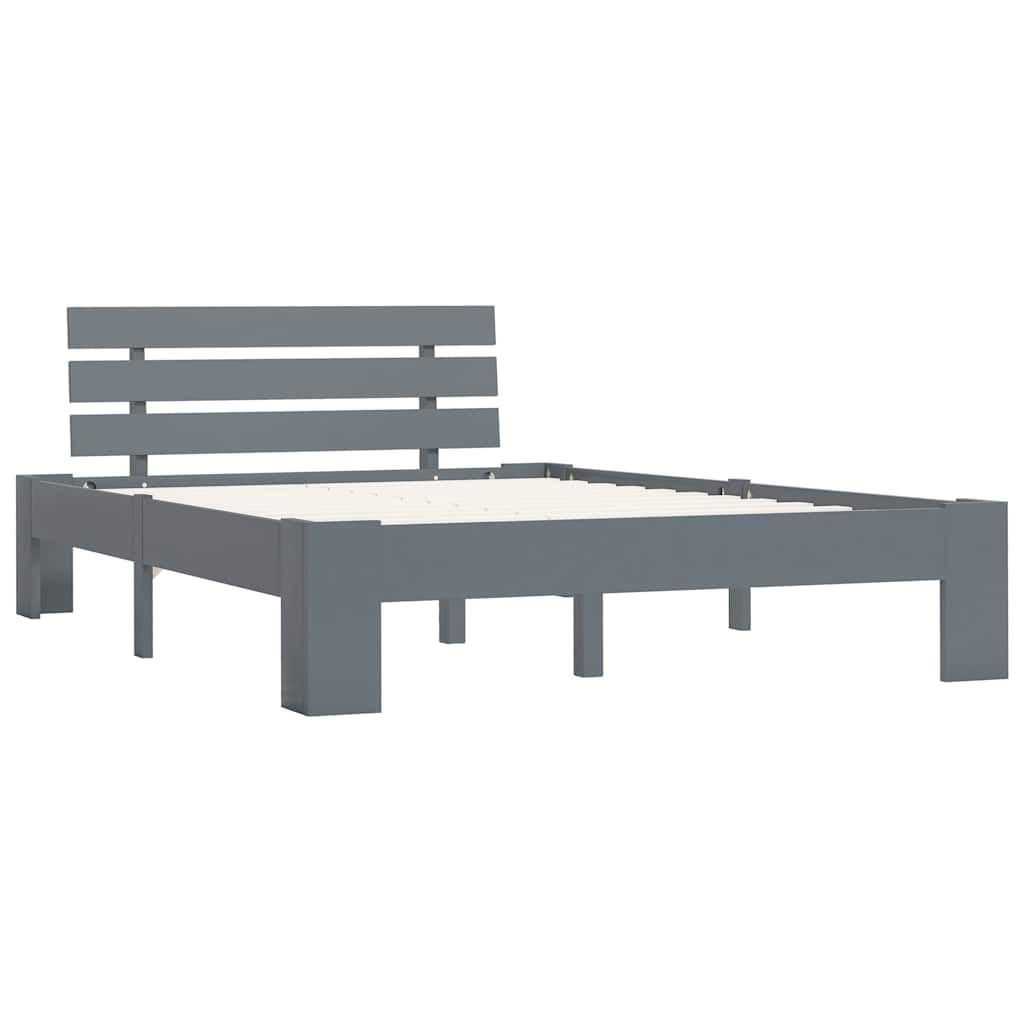 Giroletto senza Materasso Grigio 100x200 cm in Legno di Pino vidaXL