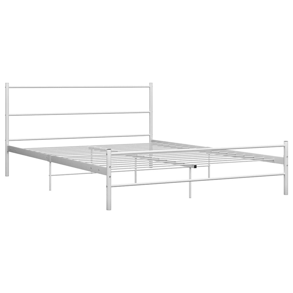 Giroletto Bianco in Metallo 120x200 cm vidaXL