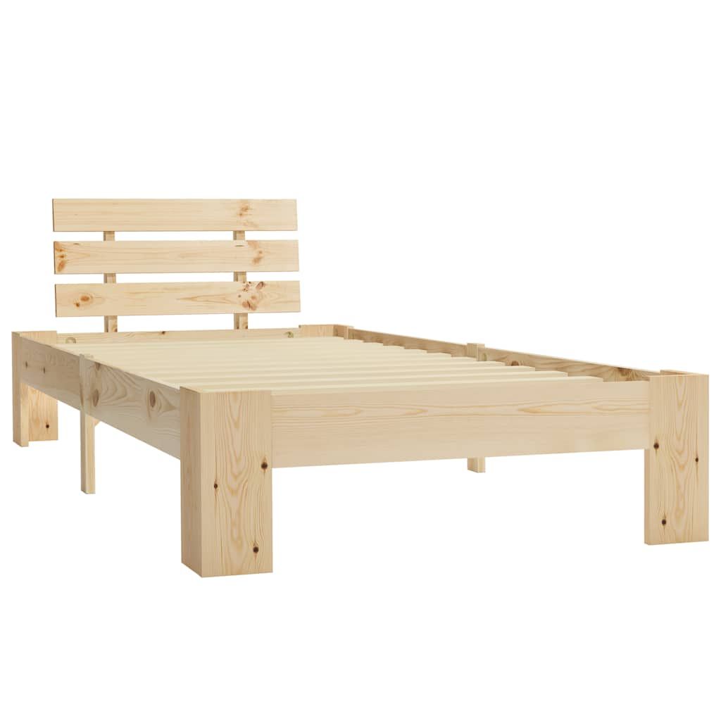 Giroletto senza Materasso 100x200 cm in Legno Massello di Pino vidaXL