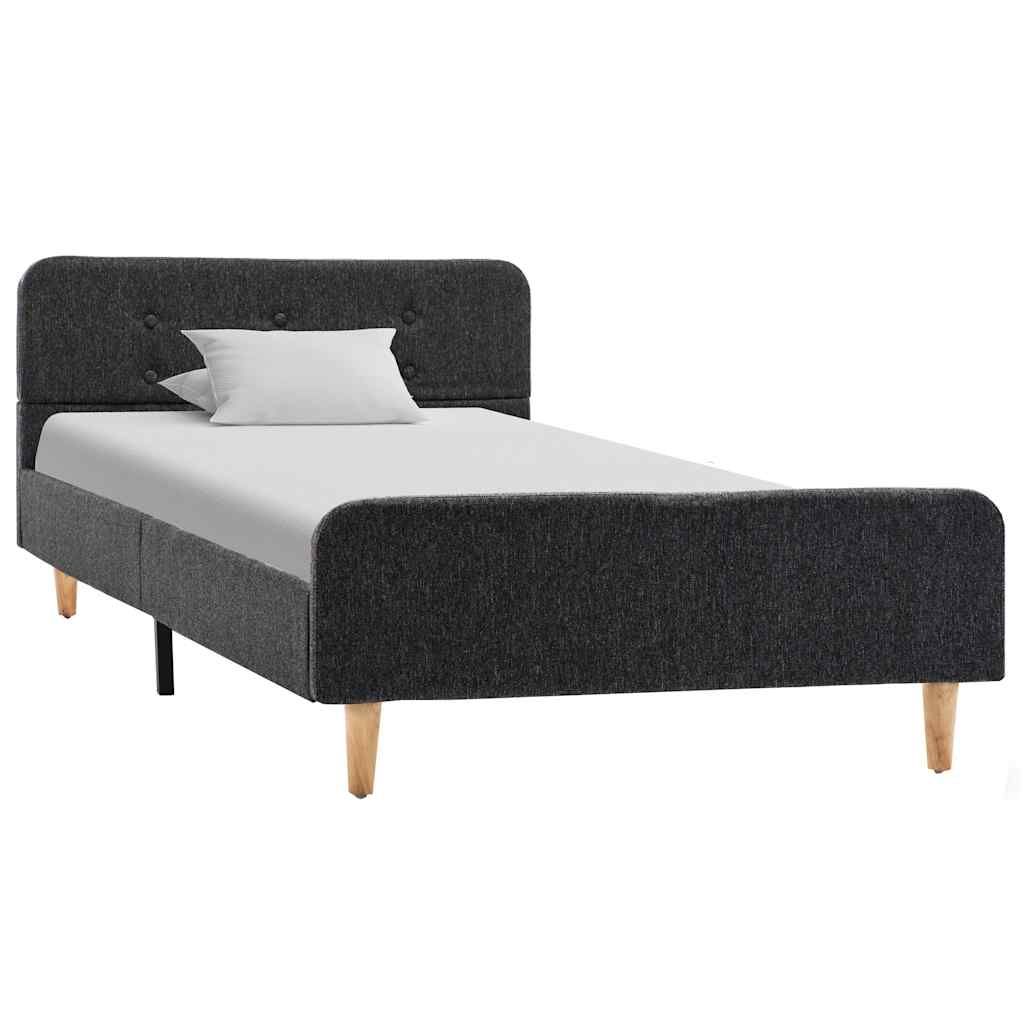 Giroletto Grigio Scuro in Stoffa Ruvida 100x200 cm vidaXL