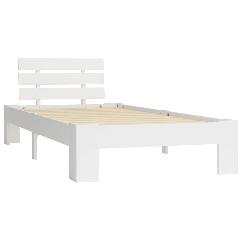 Dormeuse Estraibile senza Materasso Bianca Legno Pino 90x200 cm vidaXL