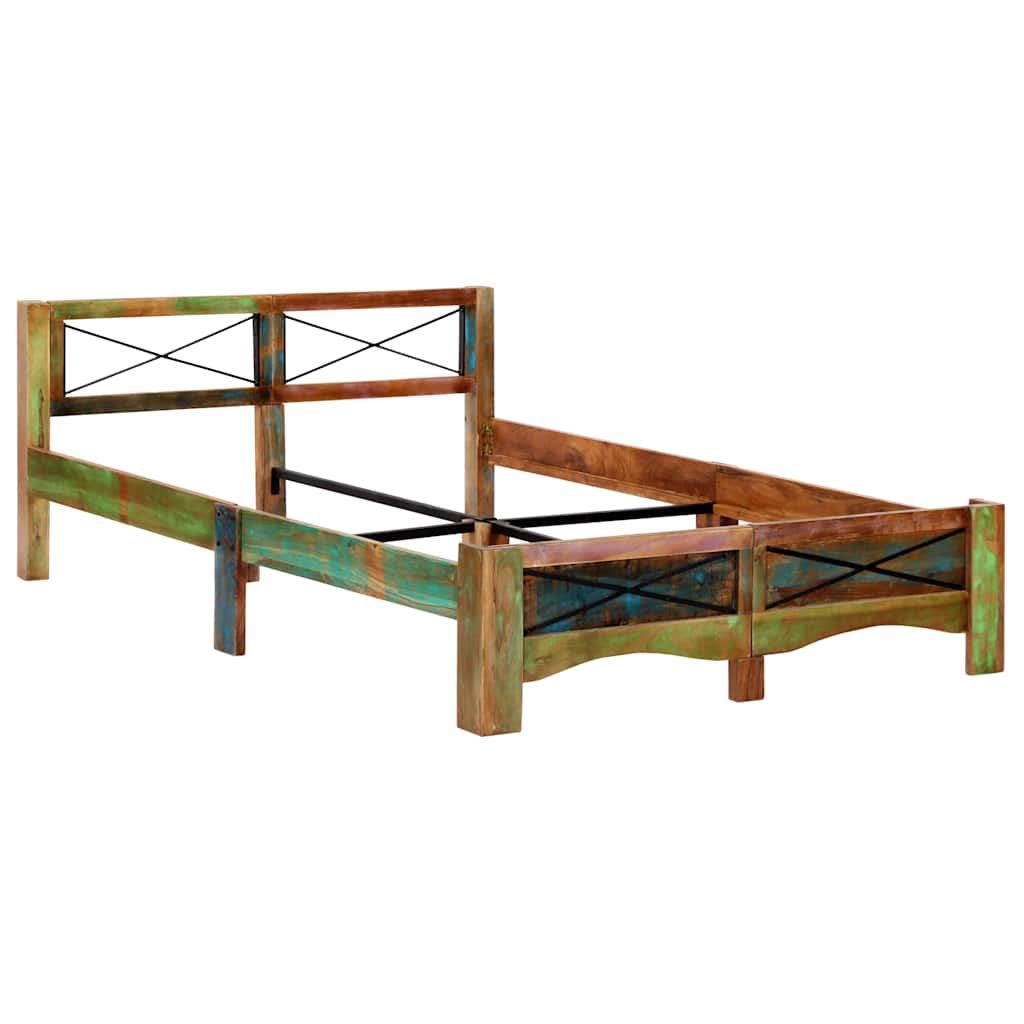 Giroletto senza Materasso in Legno di Recupero 140x200 cm vidaXL