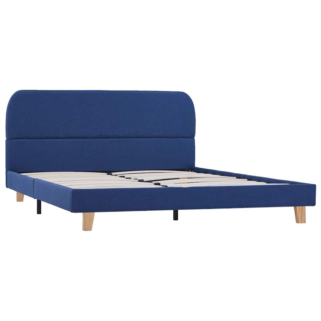 Giroletto senza Materasso Blu 140x200 cm in Tessuto vidaXL