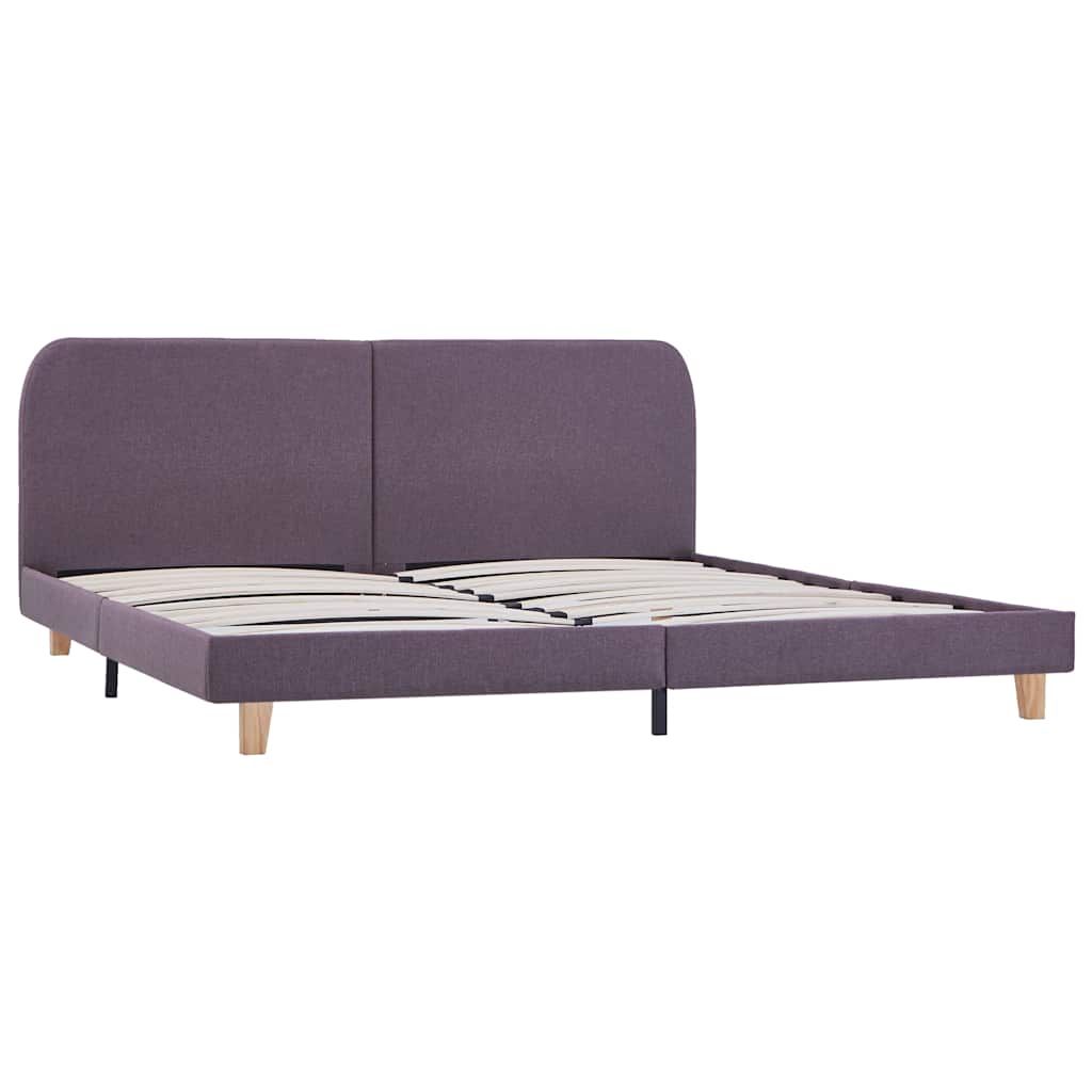 Giroletto senza Materasso Tortora 180x200 cm in Tessuto vidaXL