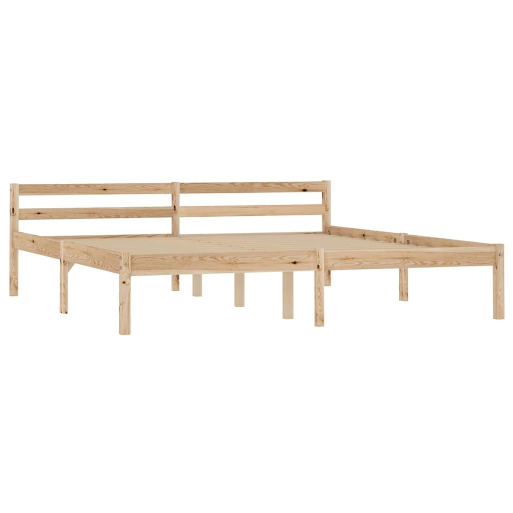 Giroletto senza Materasso 160x200 cm in Legno Massello di Pino vidaXL