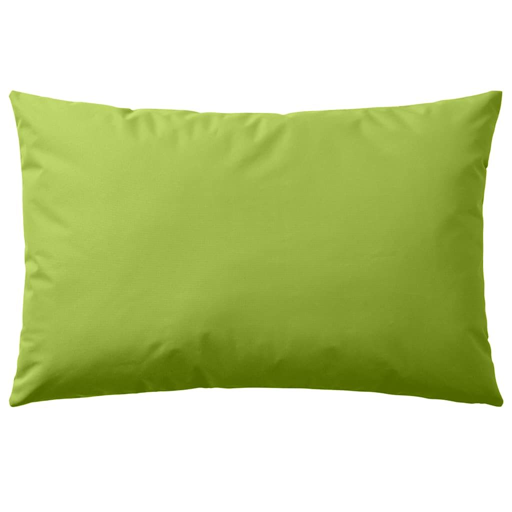 Cuscini da Esterno 2 pz 60x40 cm Verde Mela vidaXL