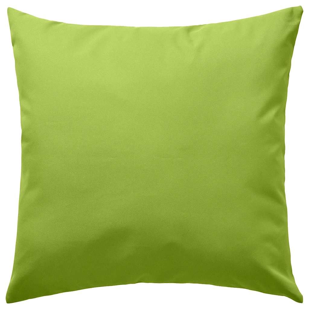 Cuscini da Esterno 4 pz 45x45 cm Verde Mela vidaXL