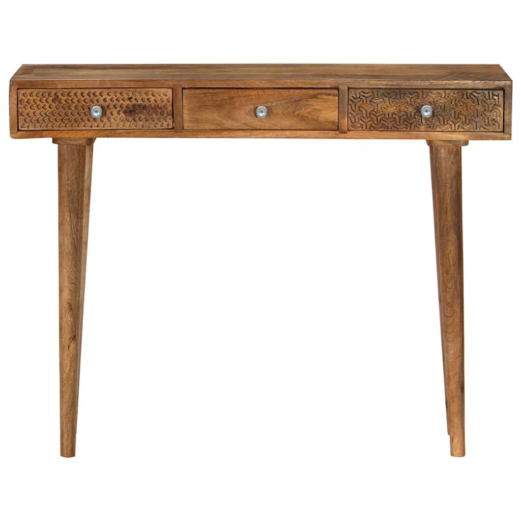 Tavolo Consolle in Legno Massello di Mango 102x30x79 cm vidaXL