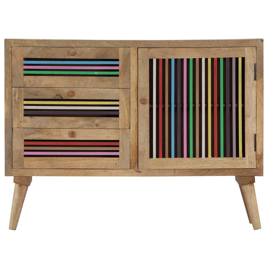 Credenza 100x30x75 cm in Legno Massello di Mango vidaXL