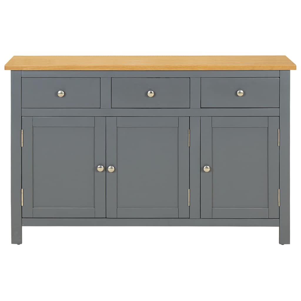 Credenza 110x33,5x70 cm in Legno Massello di Rovere vidaXL