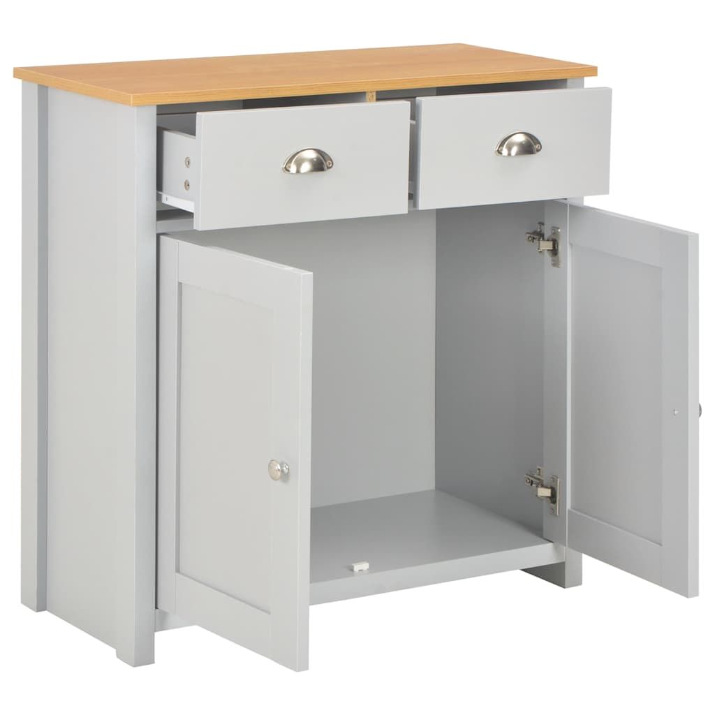 Credenza Grigia 79x35x81 cm vidaXL
