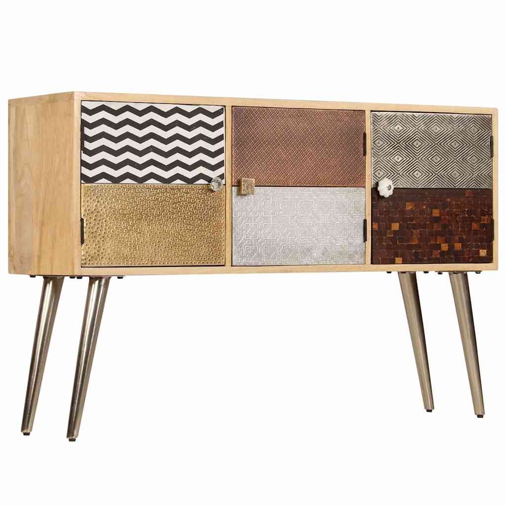 Credenza 120x30x75 cm Legno Massello di Mango vidaXL
