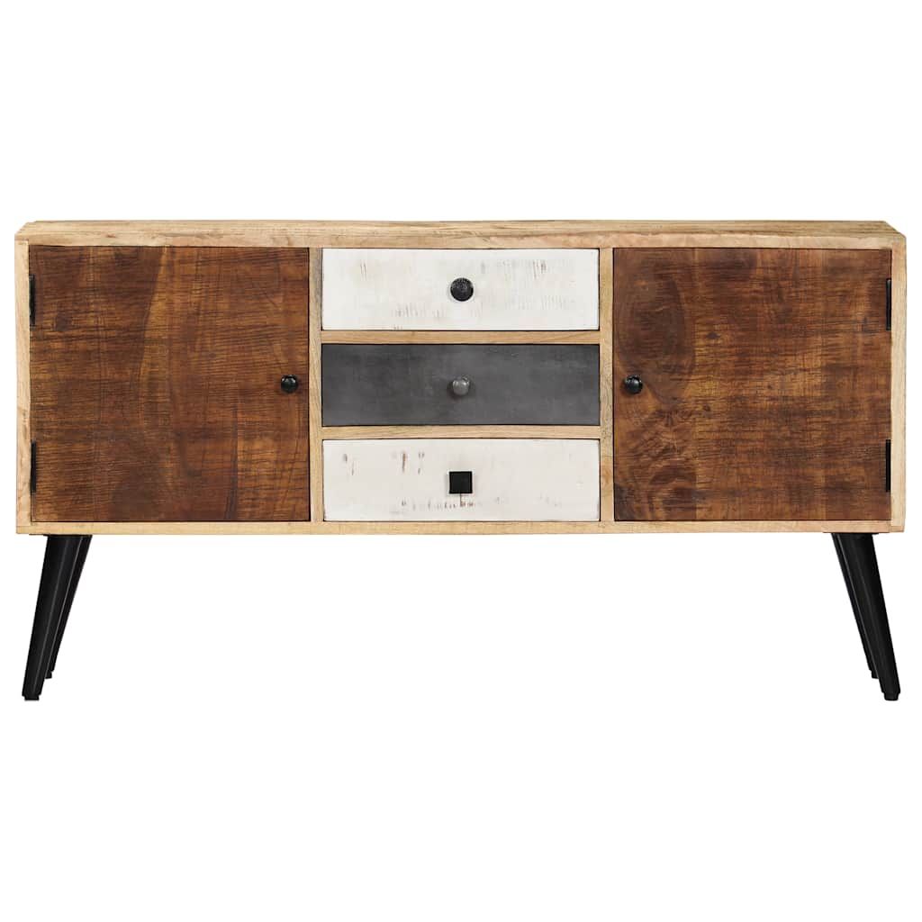 Credenza 118x30x62 cm in Legno Massello di Mango vidaXL
