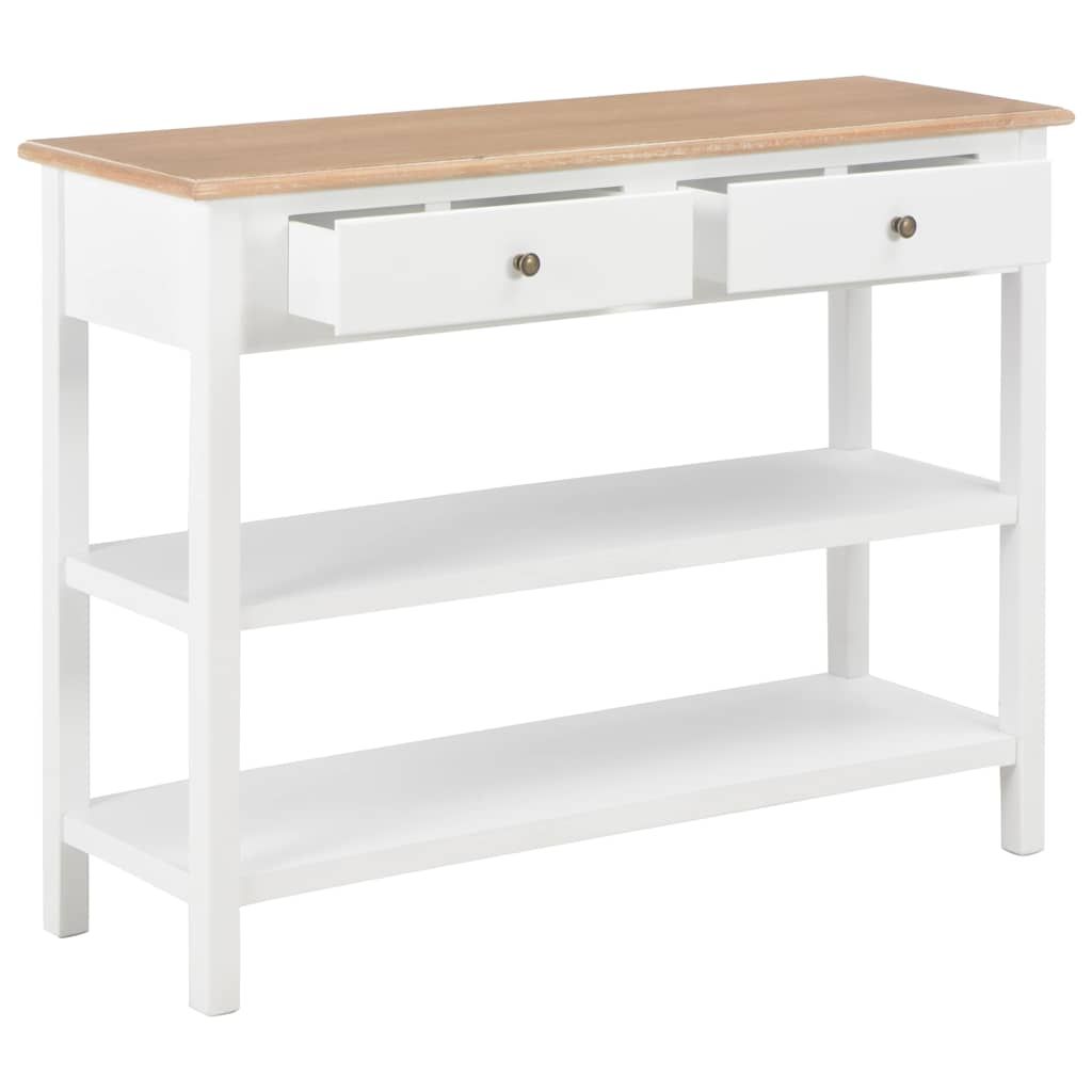 Credenza Bianca 110x35x80 cm in MDF vidaXL