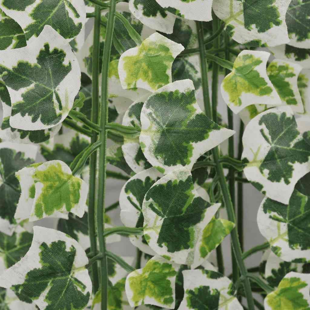 Edera Variegata Artificiale 2 pz Cespuglio 90 cm vidaXL