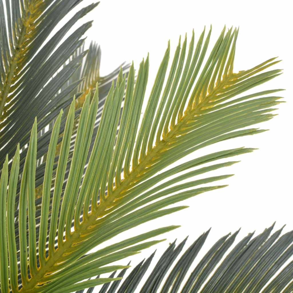 Palma di Cycas Artificiale con Vaso Verde 90 cm vidaXL