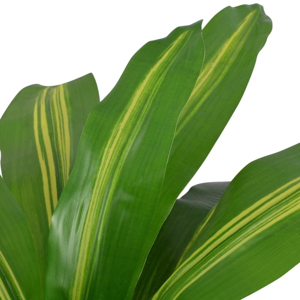 Dracena Pianta Artificiale con Vaso 90 cm Verde vidaXL