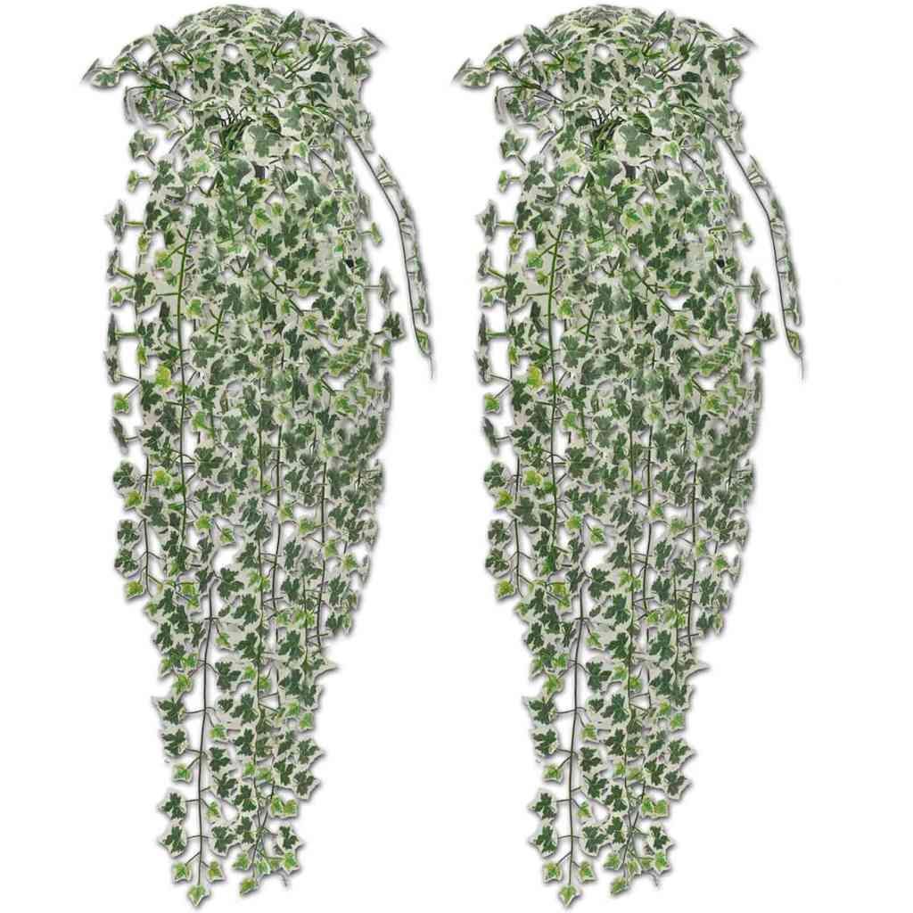 Foglie Artificiali di Edera 4 pz Variegata 90 cm vidaXL