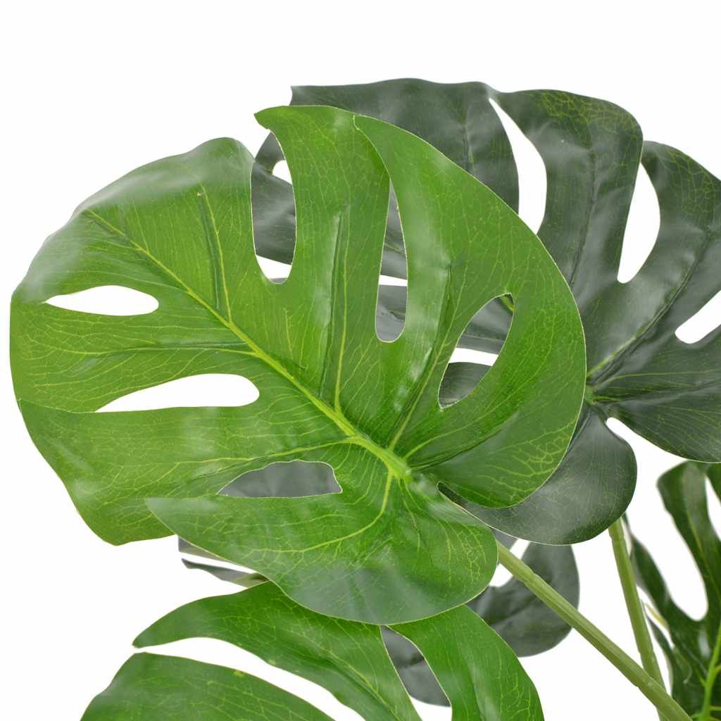 Monstera Artificiale con Vaso Verde 100 cm vidaXL